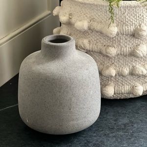 Gray blomus vase home decor